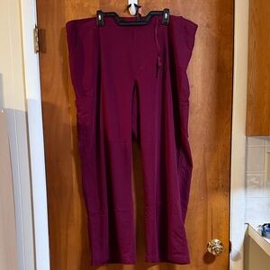 Maroon Scrub Pants